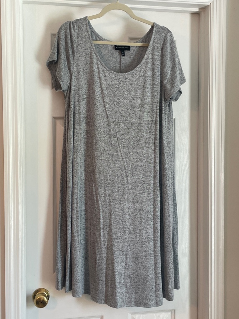 Lane Bryant Gray Swing T-Shirt Dress